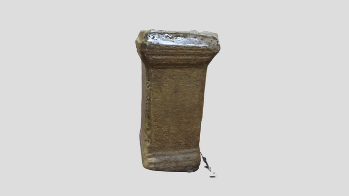 Pedestal - Palau de la Marqueseta - Carcaixent 3D Model