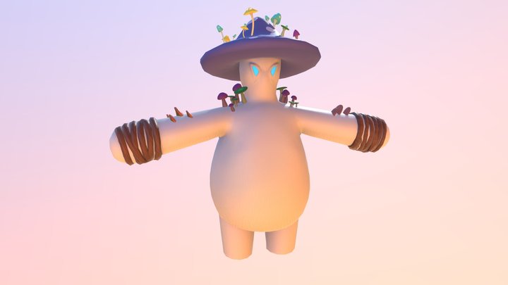 Mushroom Character/ Villian 3D Model