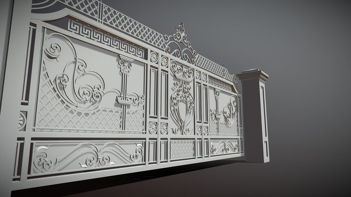 Ворота1 3D Model