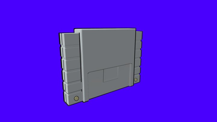 Game Cartridge 3D Model
