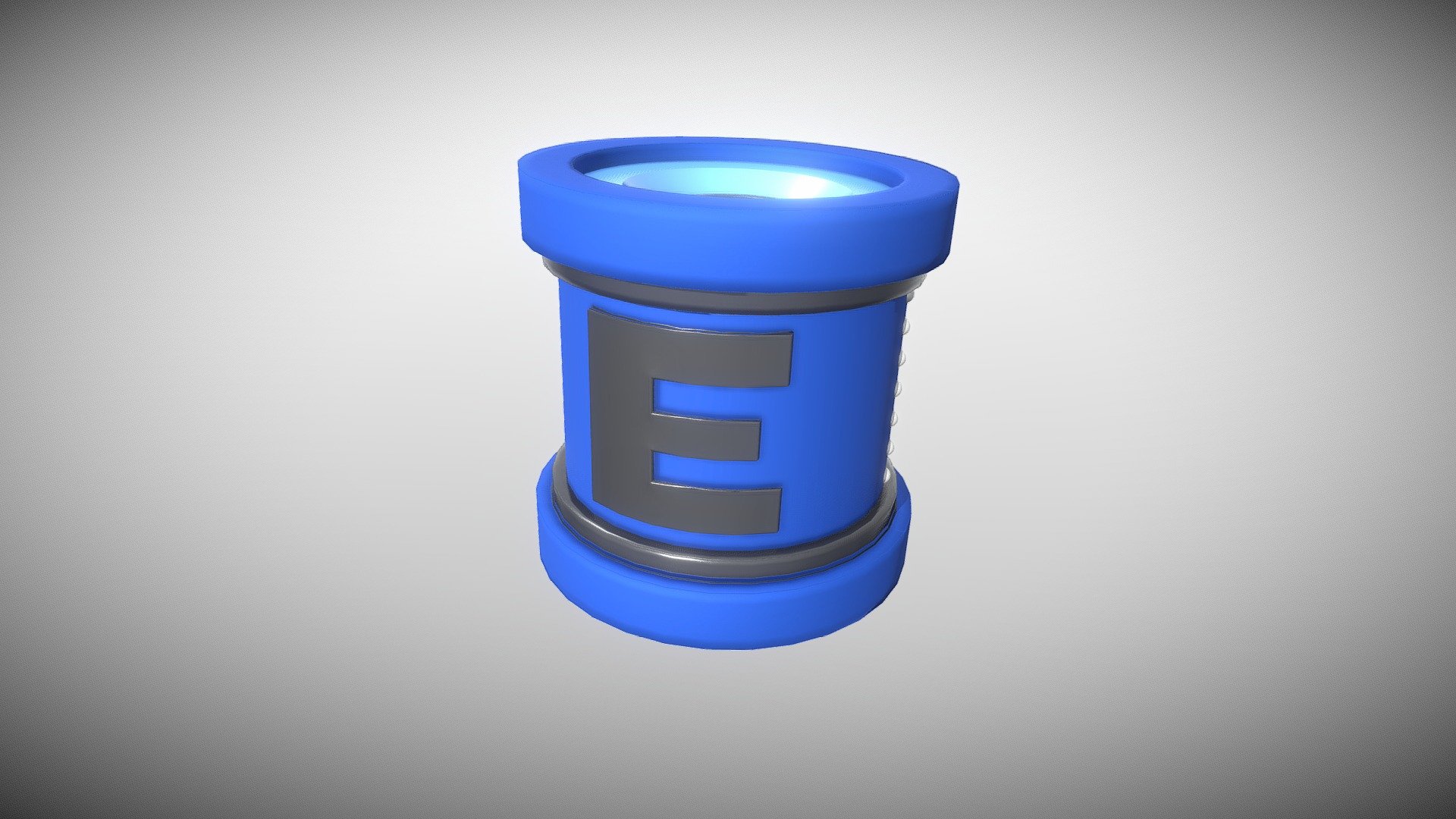 Megaman ETank Game Asset Download Free 3D model by Rafael Smok