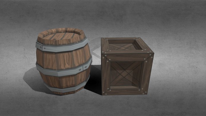 Crate And Barrel 3D Model