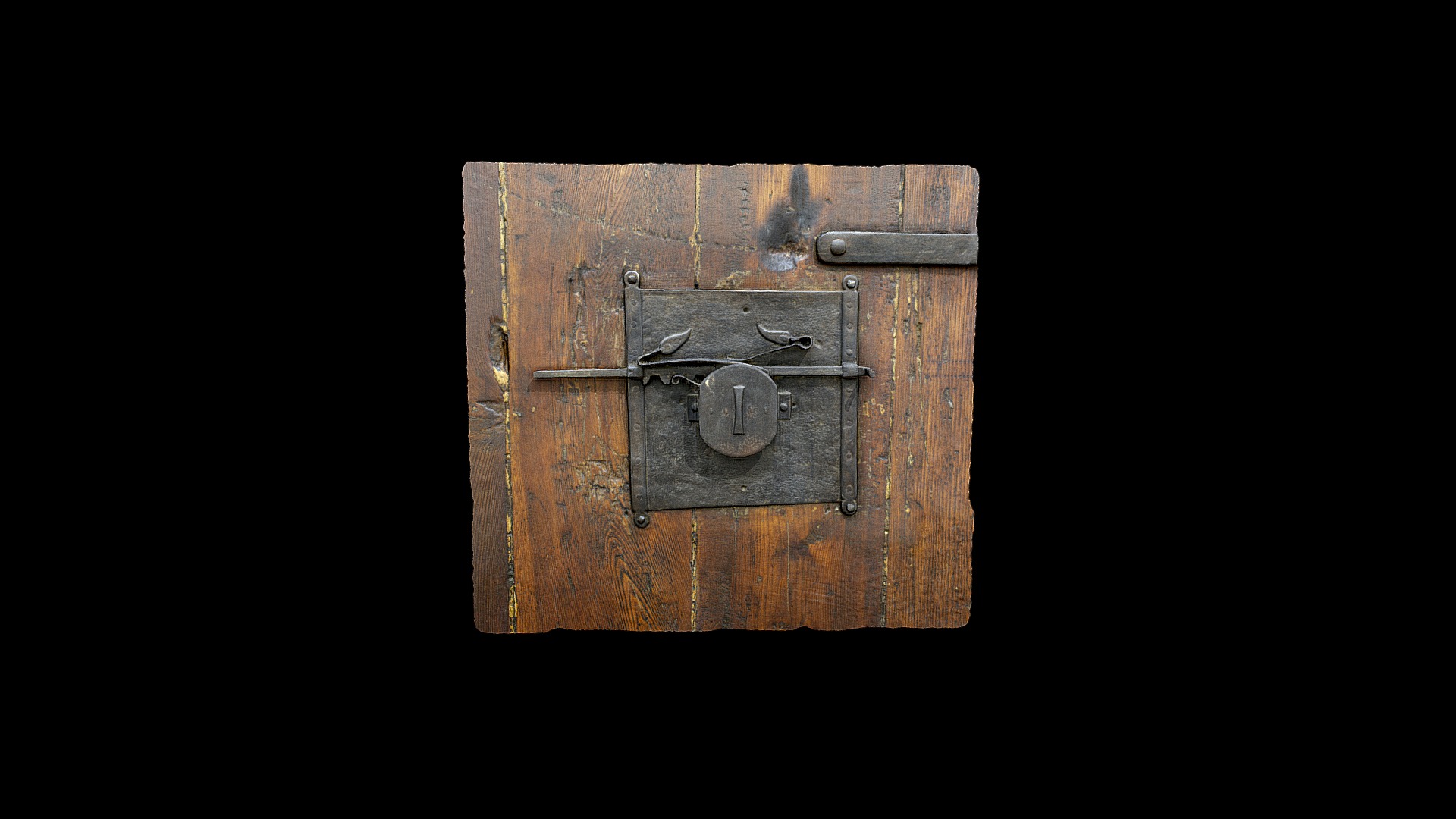 Antica serratura in ferro battuto / Ancient lock