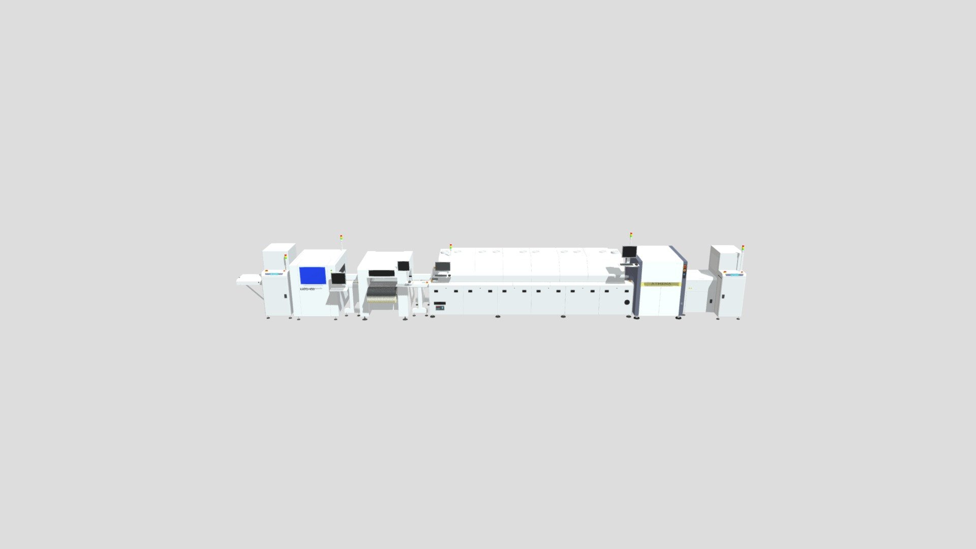SMD-линия для среднесерийных производств - 3D model by etozheoleja ...