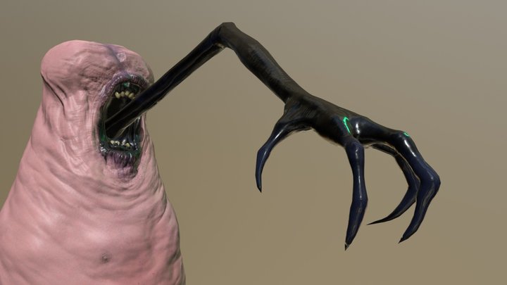 Floating Horror 3D Model
