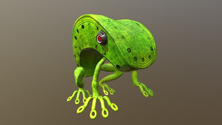 Frog creature 3D Model