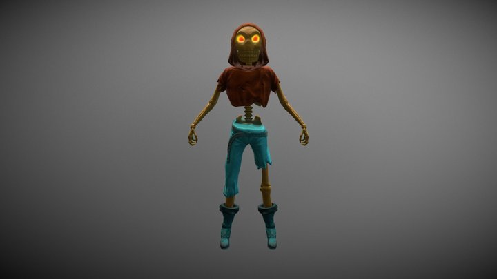 Skeleton_T 3D Model