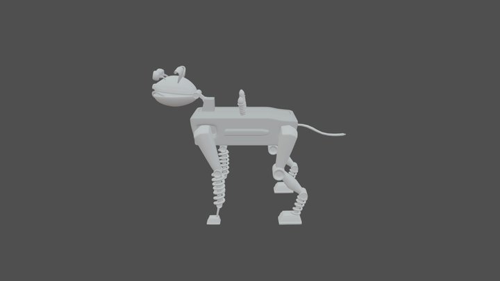 DogFinal 3D Model