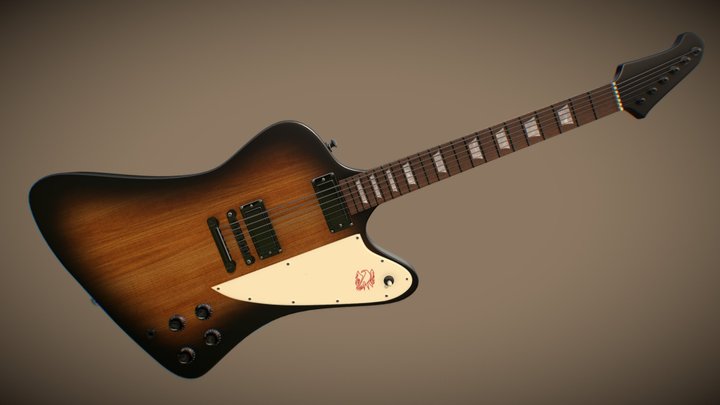 Gibson Firebird V Electric Guitar 3D Model