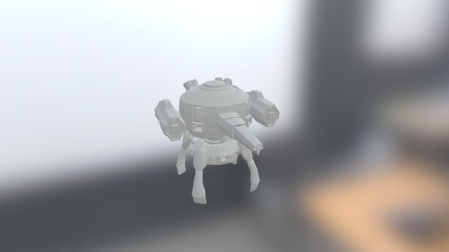 Sci-Fi Robot 3D Model