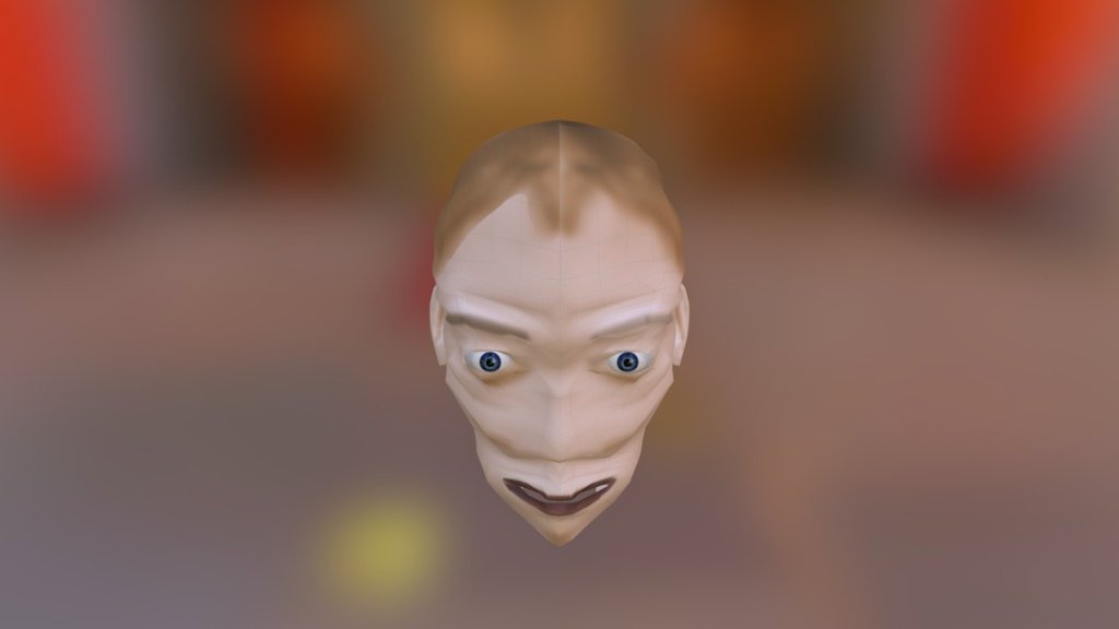 Monk Head - 3D model by Stewdaism [f7729d1] - Sketchfab