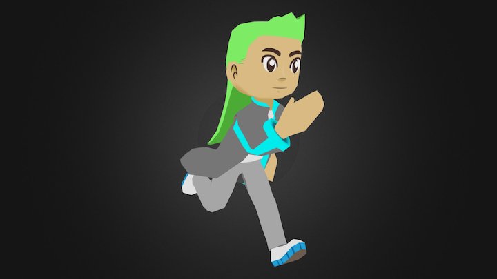 Hypersmash Heroes - Low Poly Character 3D Model