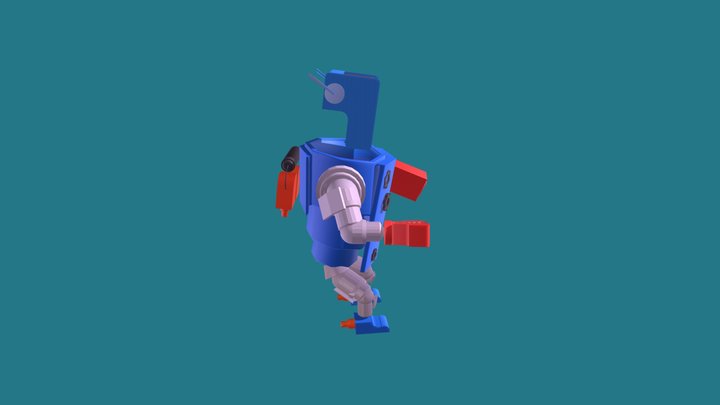 Robot_Roll 3D Model