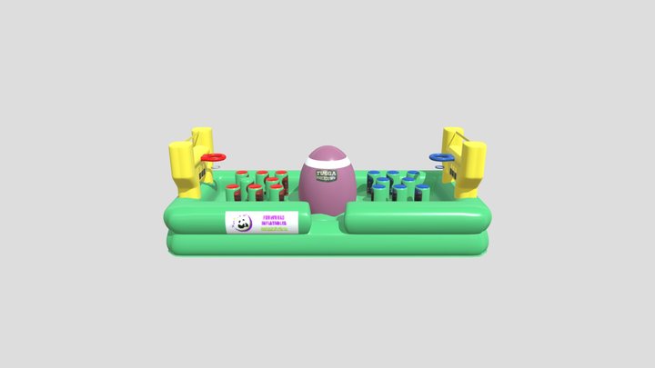 Bungee Football Interactive 3D Model