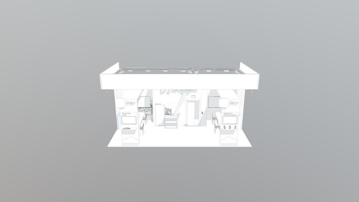 Digital-Bau_2022-The Office-Messestand_export2 3D Model