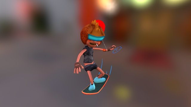 Lil Punk Boy 3D Model