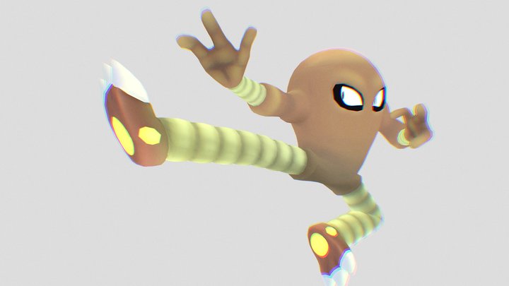 3D Model] Hitmonlee : r/pokemon