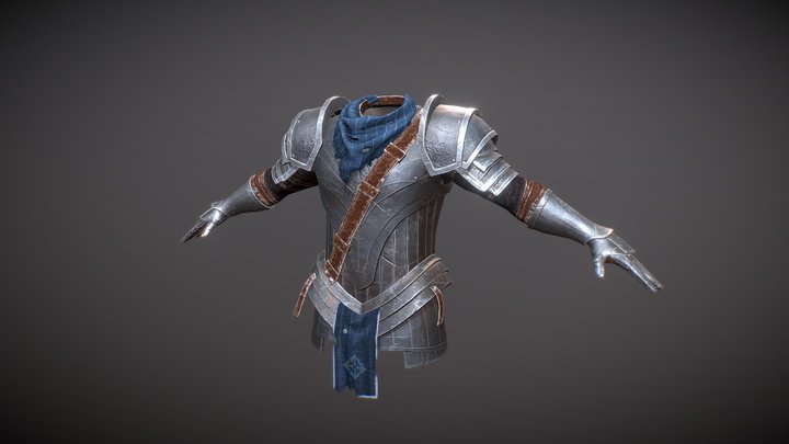 Plate Armor V1 3D Model