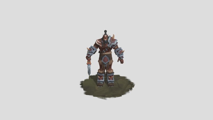 Orc warrior 3D Model