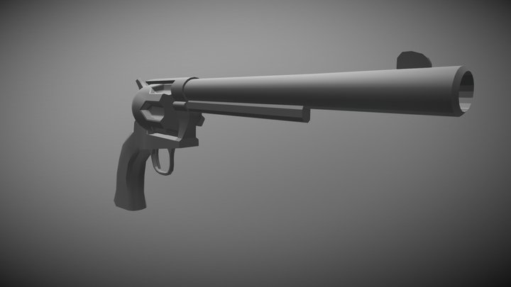 Revolver 3D Model