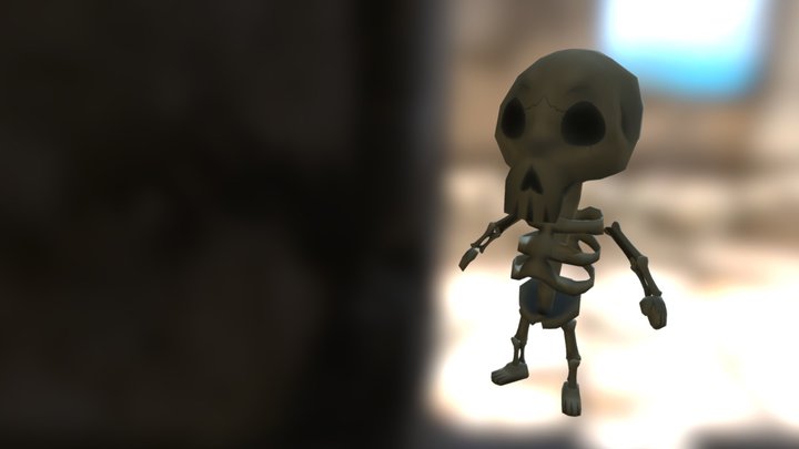 Skeleton Dude 3D Model