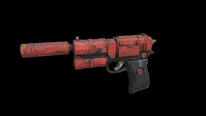 pistol model – Modello 3D gratuito STL