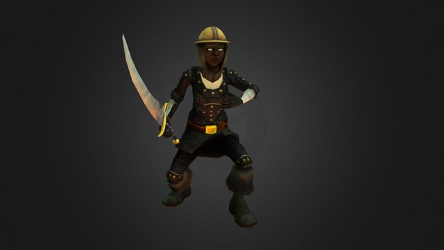 Vanguard Hero Pack: Blademaster 3D Model