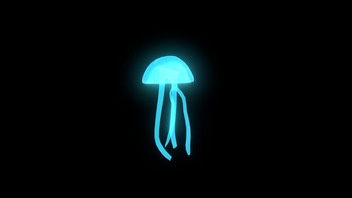 Simple Jellyfish 3D Model