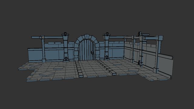 Level2 Layout Floor Stone 3D Model