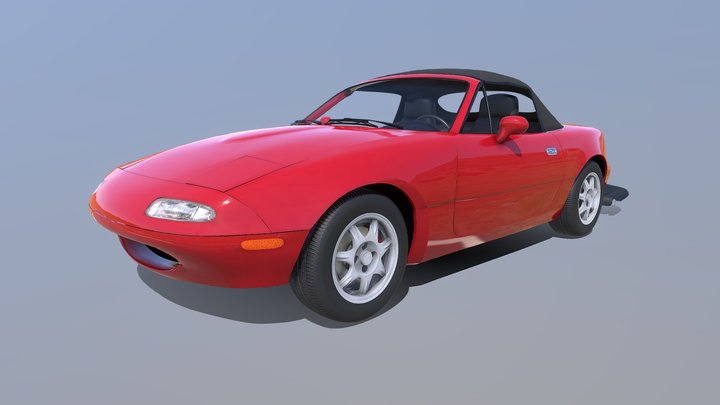 BIM Objects - Free Download! 3D Cars - 1994 Mazda MX5 Miata - ACCA
