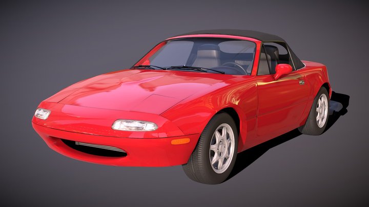 Mazda Miata MX5 1990 3D Model