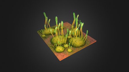Tentacle Plant 3D Model