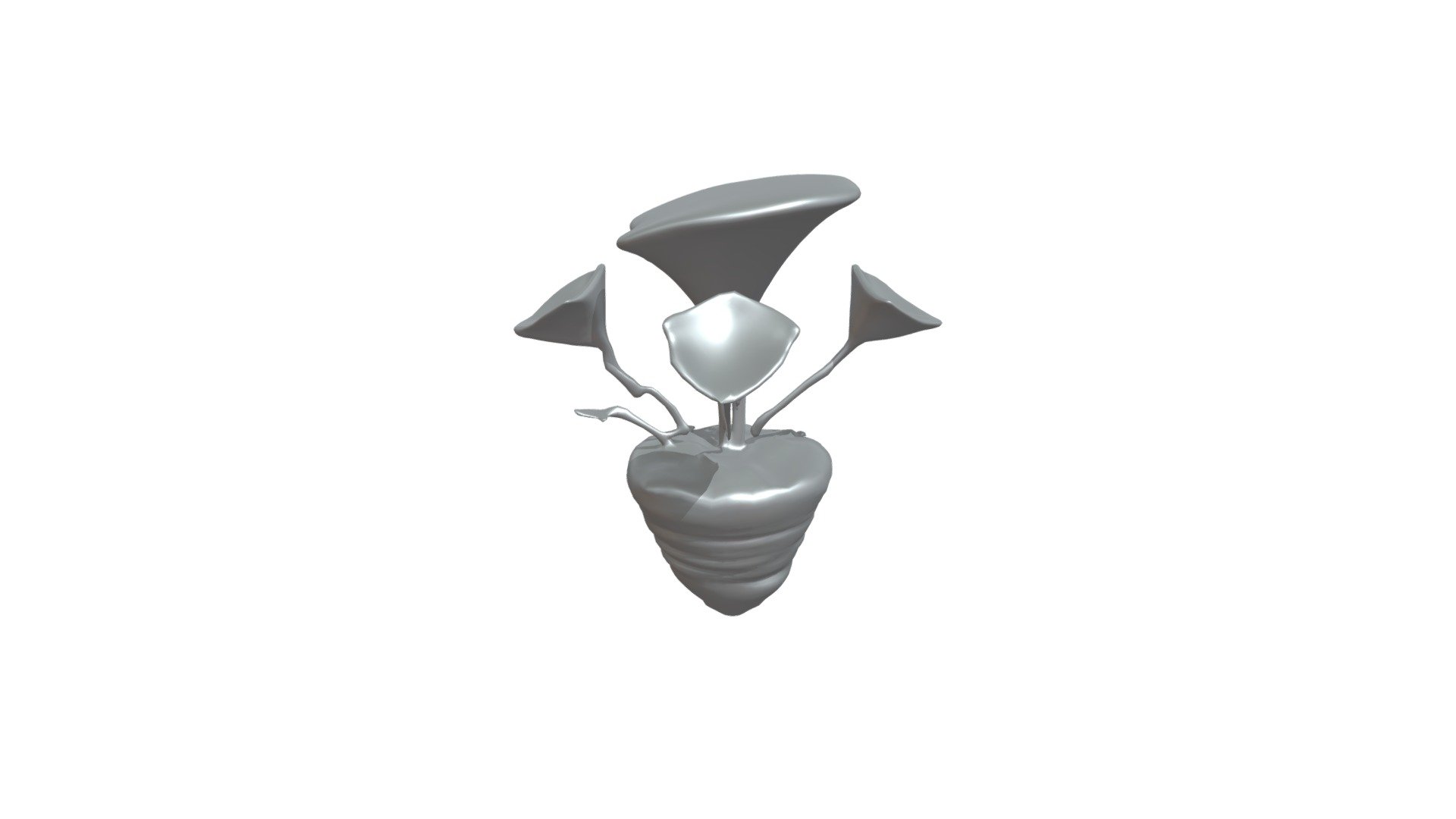 Light-emitting alien plant with bioluminescent - 3D model by meju ...