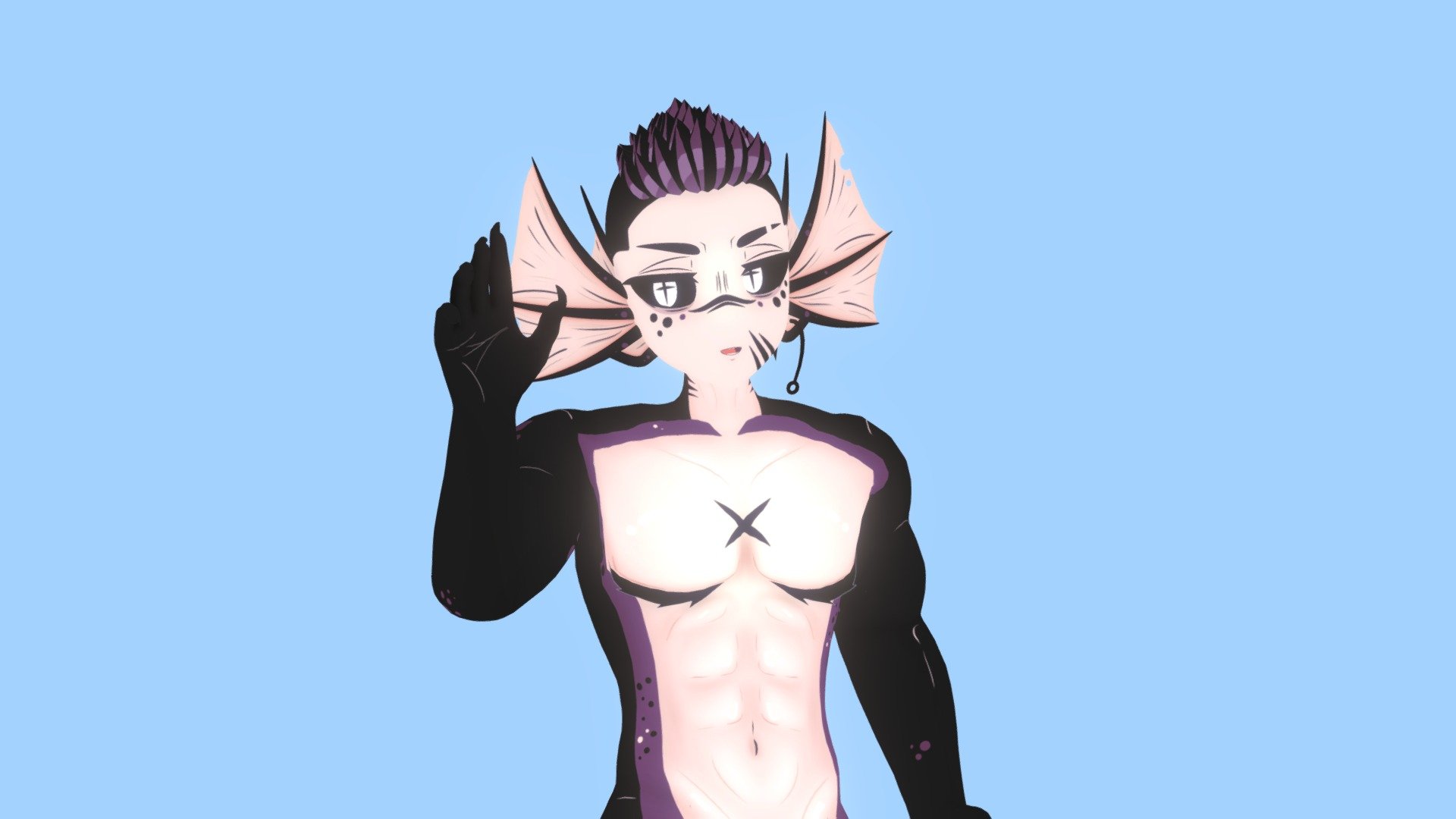 Max - Merman II VRChat Avatar - 3D model by SkylarFox.VR (@bonfire.png ...