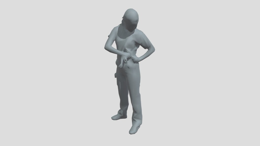 Lowpoly Construction Worker