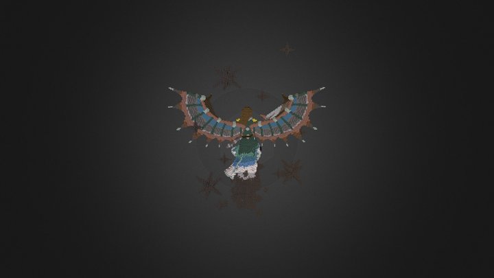 Derdekea - Female Angel 3D Model