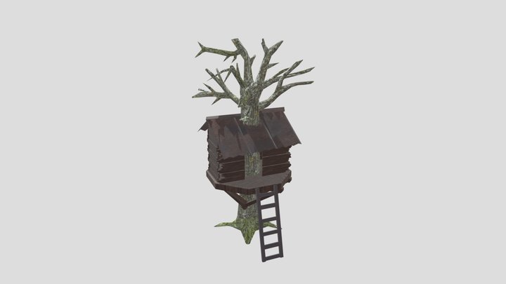 Redo Tree House No Ground Version 3D Model