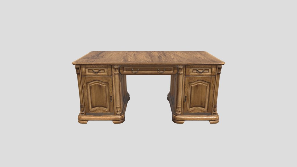 Antique Oak Desk