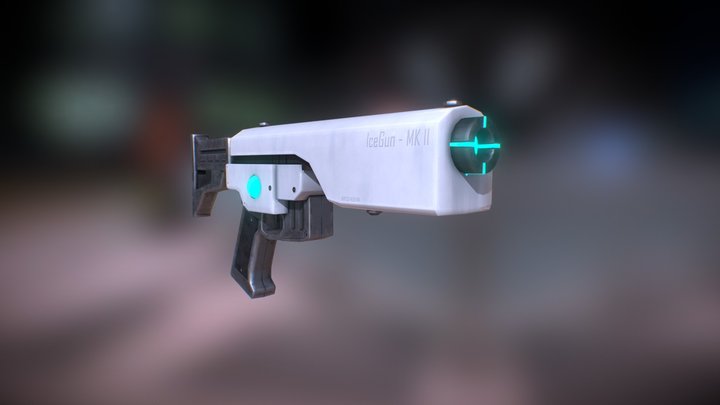 Ice Gun 3D Model