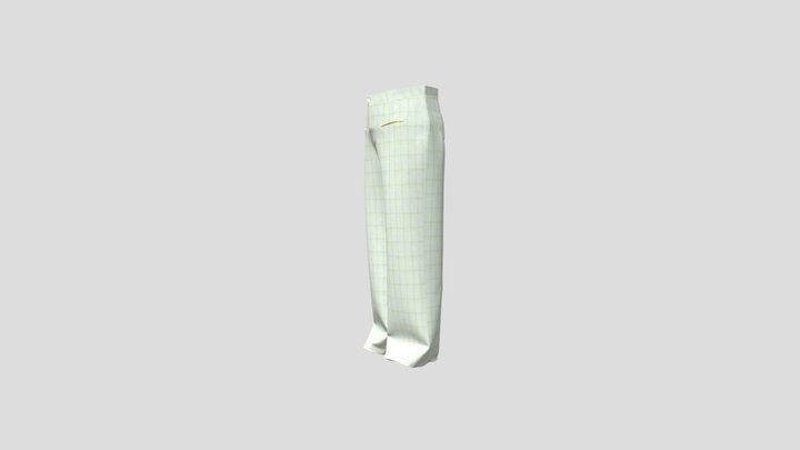 Plaid trousers 3D Model