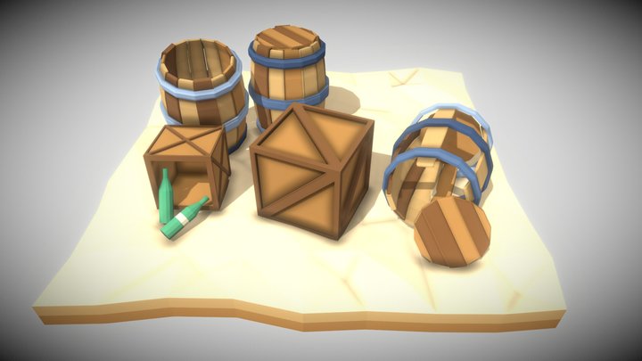 Pirate environment 3D Model