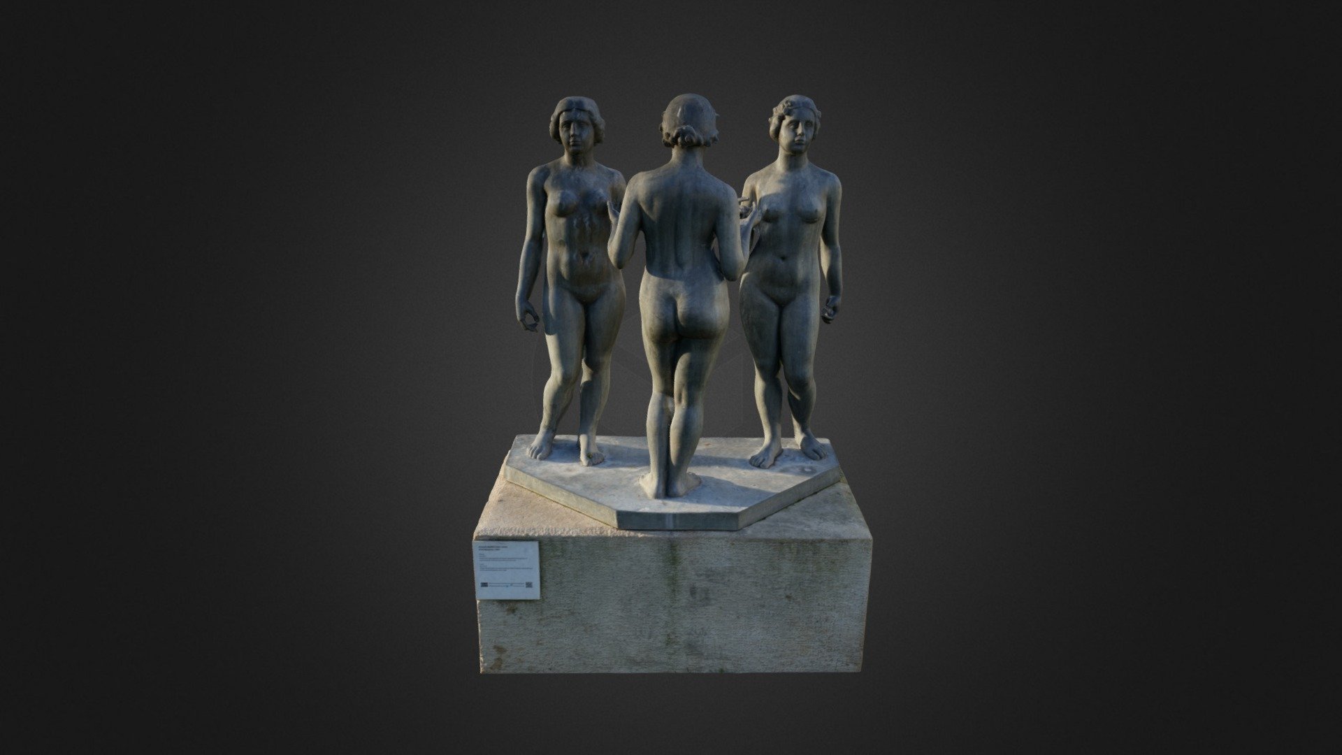 The Tree Graces - Les Trois Grâces, A.Maillol