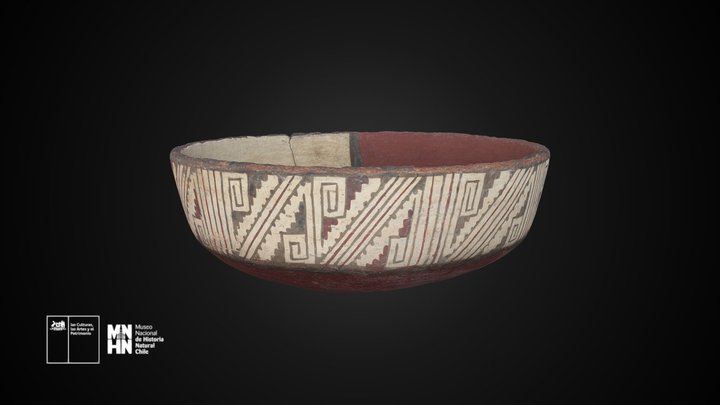 Puco decorado Diaguita – Gratis 3D-model STL