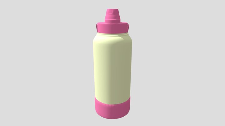 Cool Water Bottle 3D Model