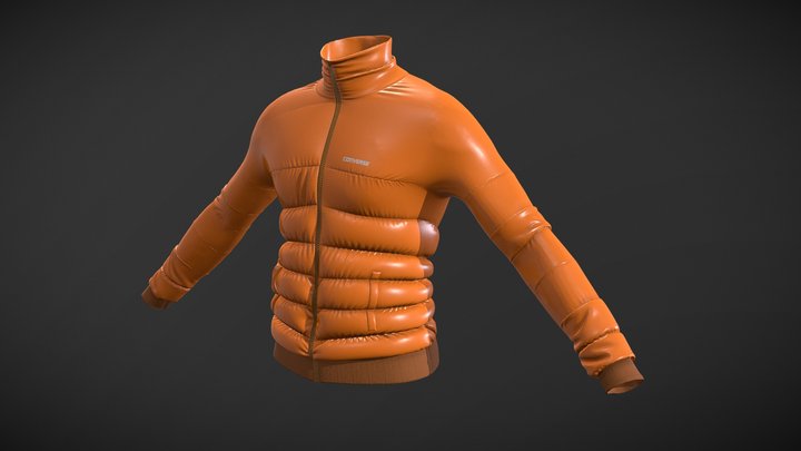 Winter Jacket 3D Model