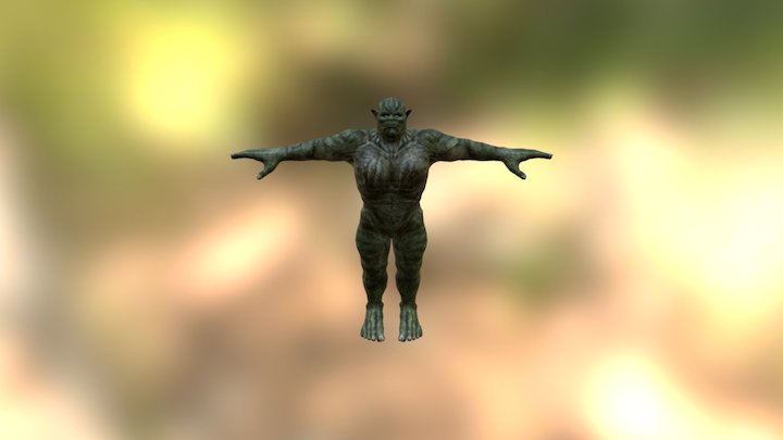 Orc Chatacter 3D Model
