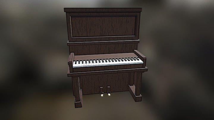Piano Low 3D Model