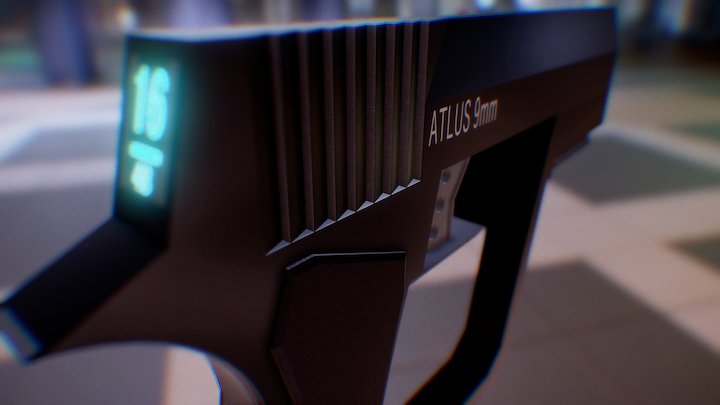 'Atlus' 9mm 3D Model
