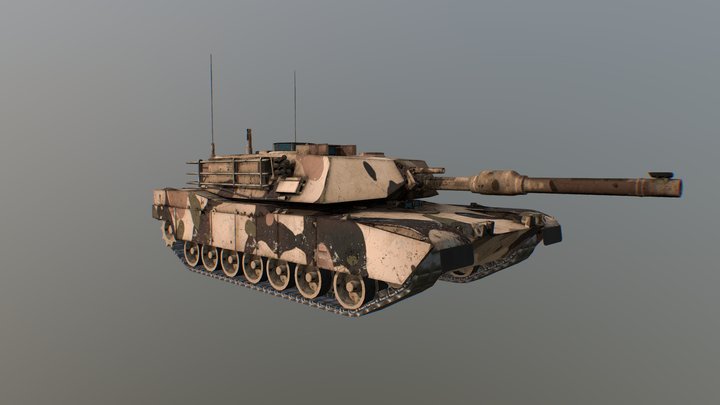 War Tanker 3D Model
