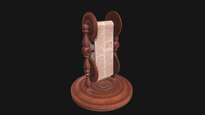 Antique Reading Device 3D Model